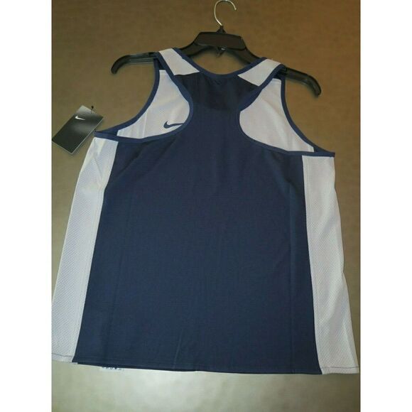 Nike 846362-420 Size Medium Women's Elite Reversible Lacrosse Tank Jersey Blue - Picture 2 of 2